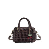 River Island Red Scrunch Mini Bowler Bag