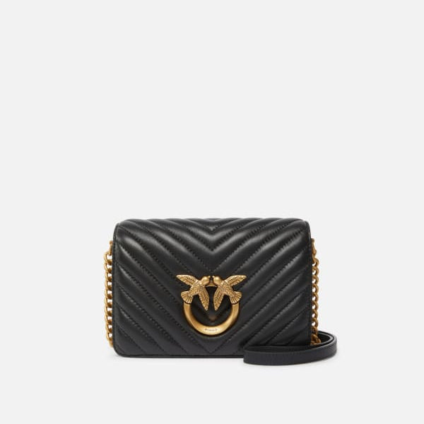 Pinko Mini Love Bag Click Chevron