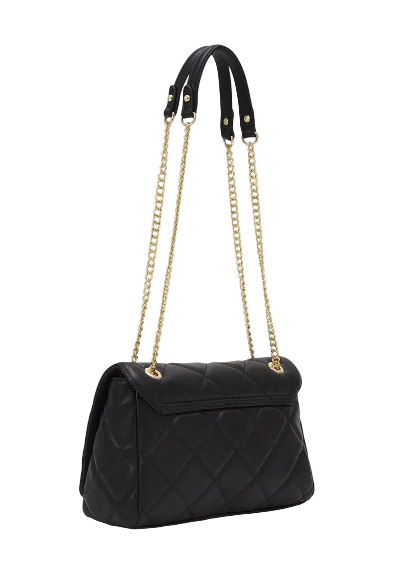 Valentino Bags Ada Quilted Crossbody Bag in Black