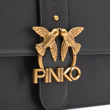Pinko Leather messenger bag LOVE CLASSIC ICON