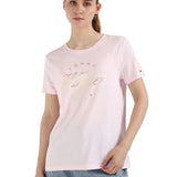 TOMMY HILFIGER T-Shirt Printed Regular Fit Baby Pink