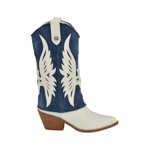 Guess Women's Raegan Western Boot in jeans 40