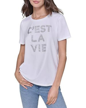 Karl lagerfeld white t-shirt