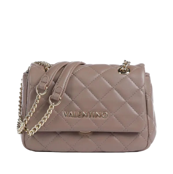 Valentino Ocarina Shoulder Bag in taupe.