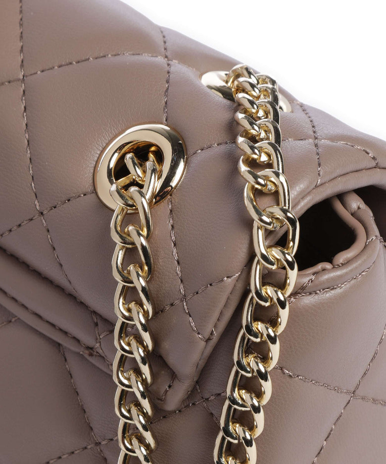 Valentino Ocarina Shoulder Bag in taupe.