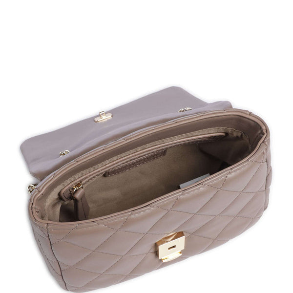 Valentino Ocarina Shoulder Bag in taupe.