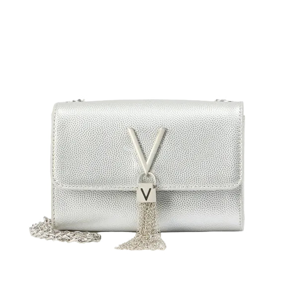 Valentino Bags Divina crossbody bag in silver