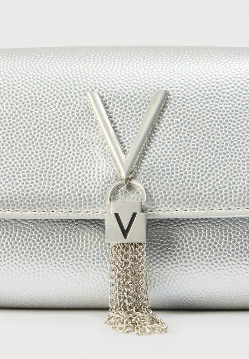 Valentino Bags Divina crossbody bag in silver