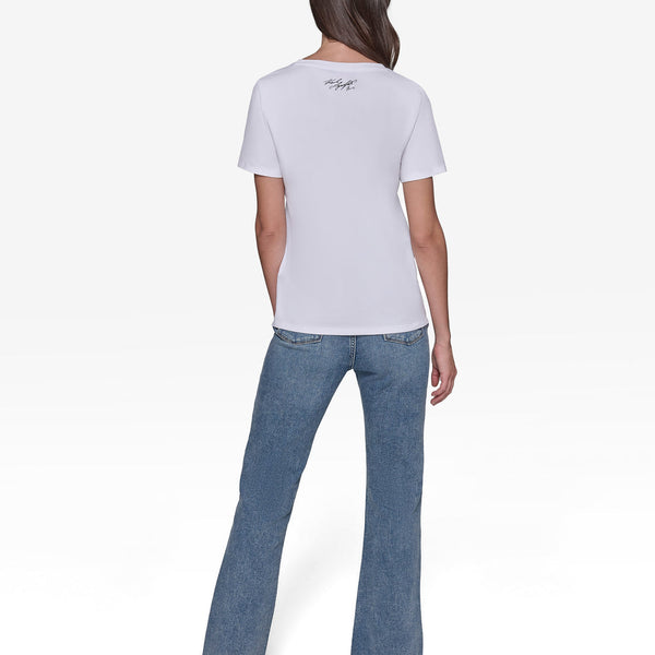 KARL LAGERFELD DUO IN PARIS TEE SIZE M