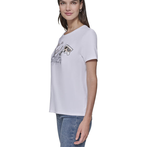 KARL LAGERFELD DUO IN PARIS TEE SIZE M