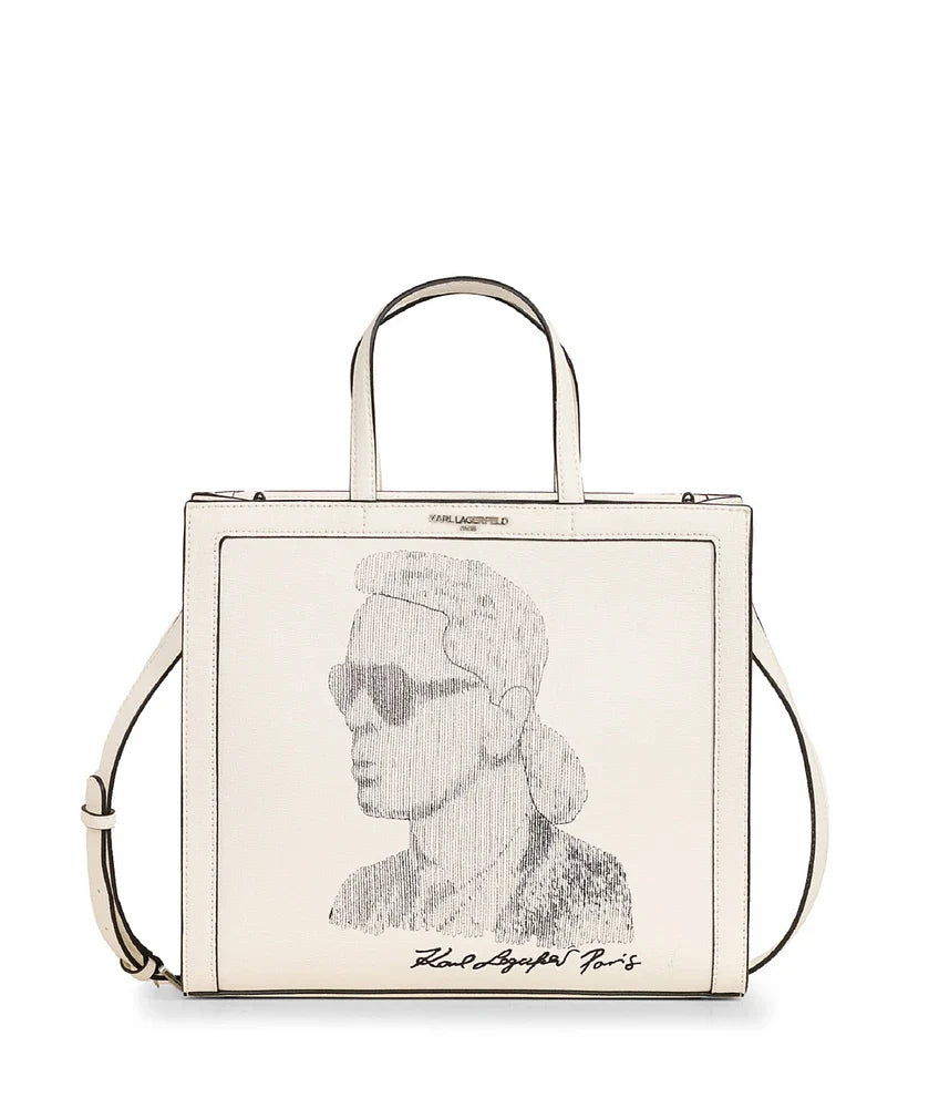 Karl Lagerfeld Paris Noveau Medium Leather Tote