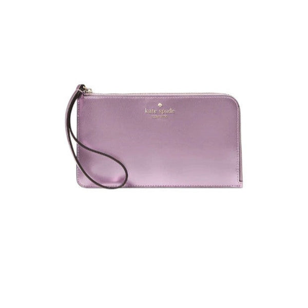 Kate Spade Lucy Medium L-zip Wristlet light purple