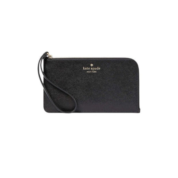 Kate Spade Lucy Medium L-zip Wristlet black