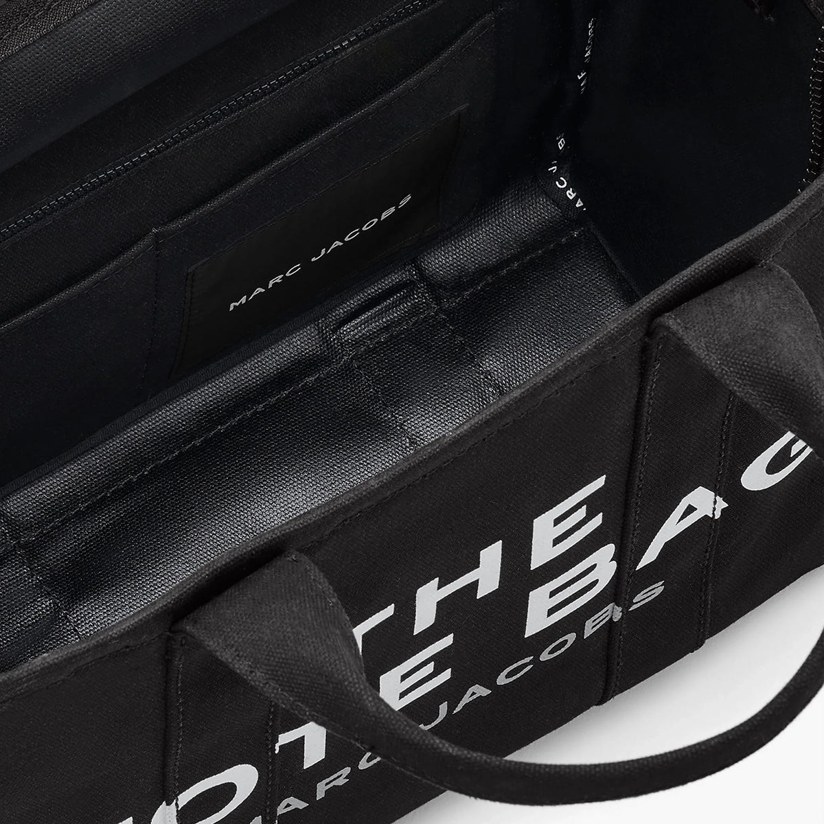 Marc Jacobs THE BLACK CANVAS MEDIUM TOTE BAG