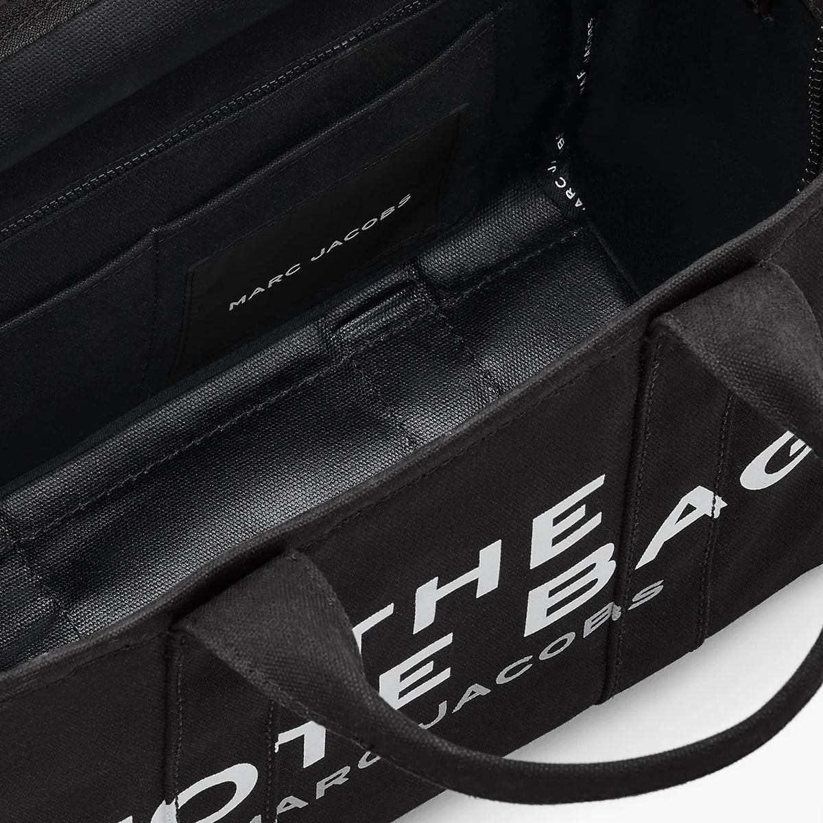 THE BLACK CANVAS MEDIUM TOTE BAG MARC JACOBS
