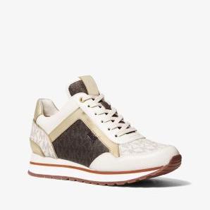 Michael Kors Maddy logo and two-tone maddy swords Size 8