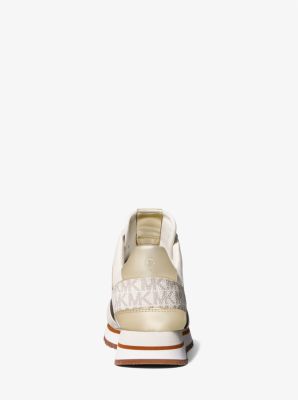 Michael Kors Maddy logo and two-tone maddy swords Size 8