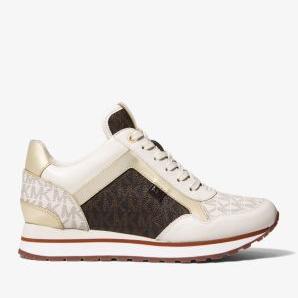 Michael Kors Maddy logo and two-tone maddy swords Size 8