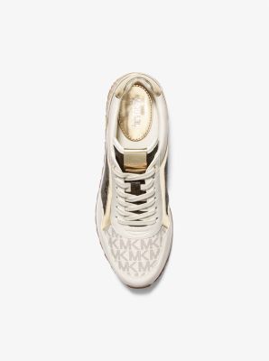 Michael Kors Maddy logo and two-tone maddy swords Size 8