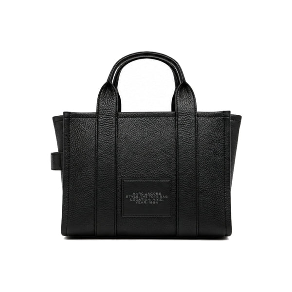 Marc Jacobs The Leather Tote Bag with Removable Crossbody Strap in Black