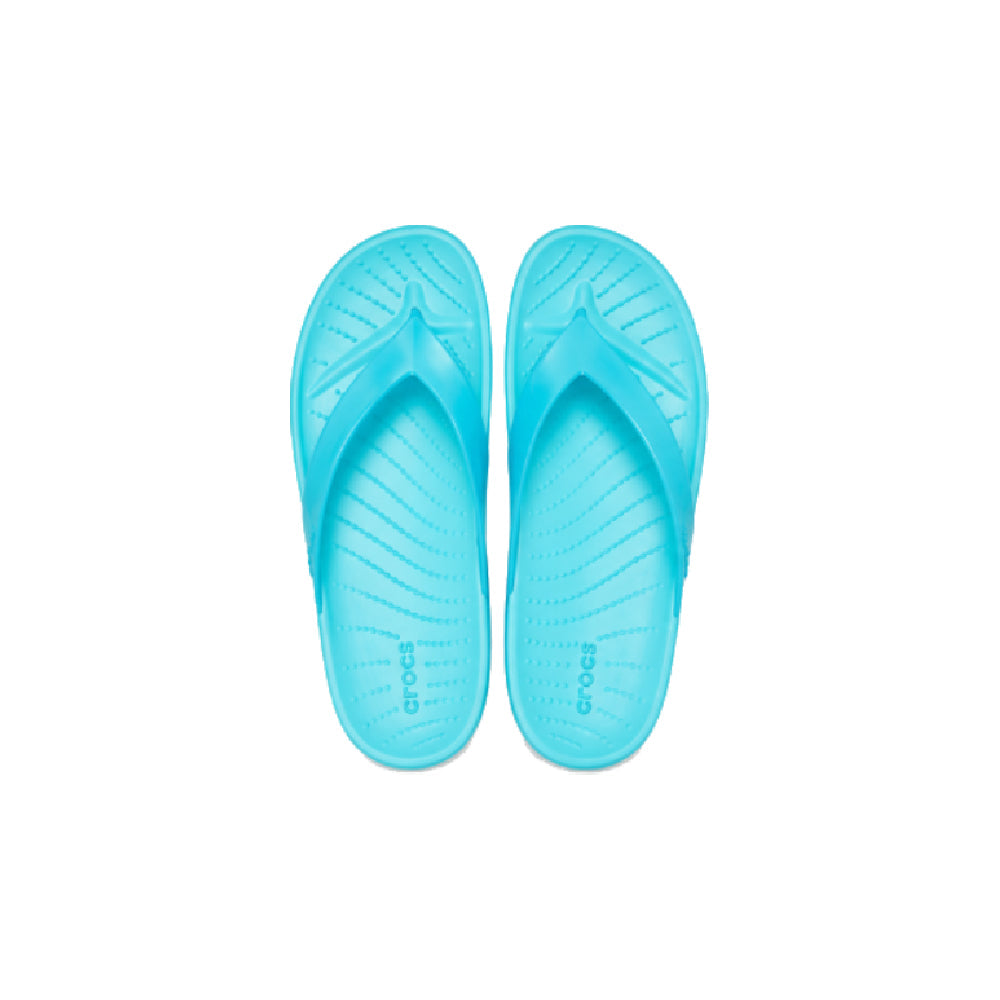 Crocs Flip Flops in Aqua Blue