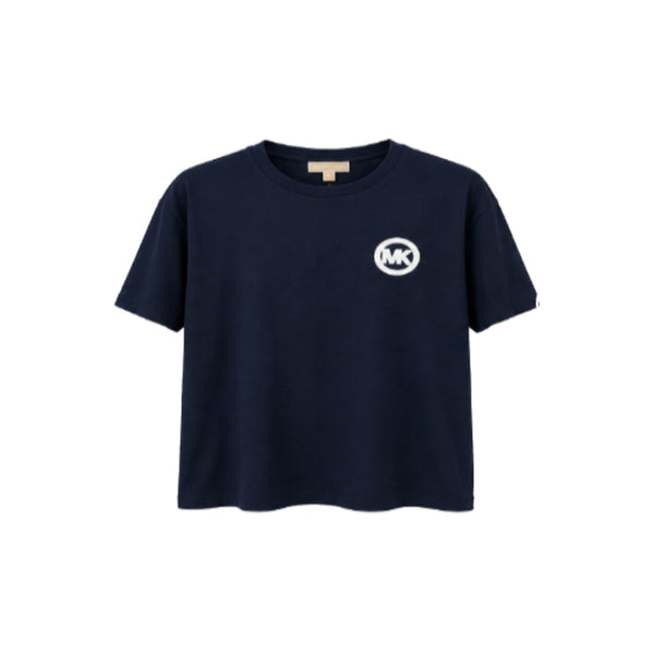 Michael Kors T-Shirt Navy Crop