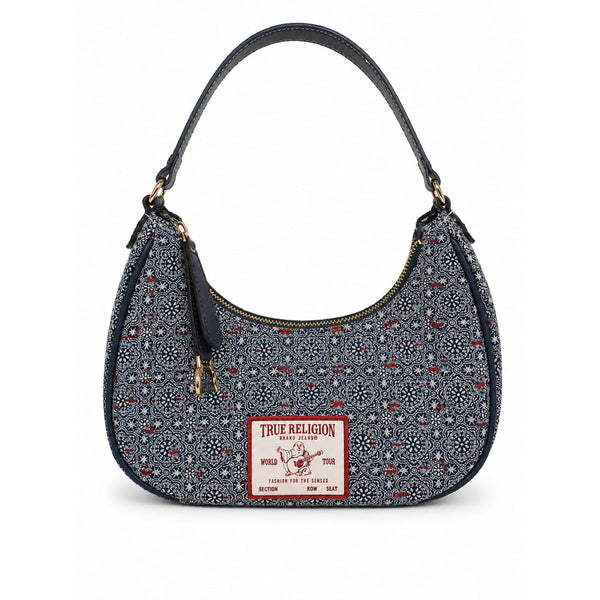 True Religion Cross Bag Small Navy x Red
