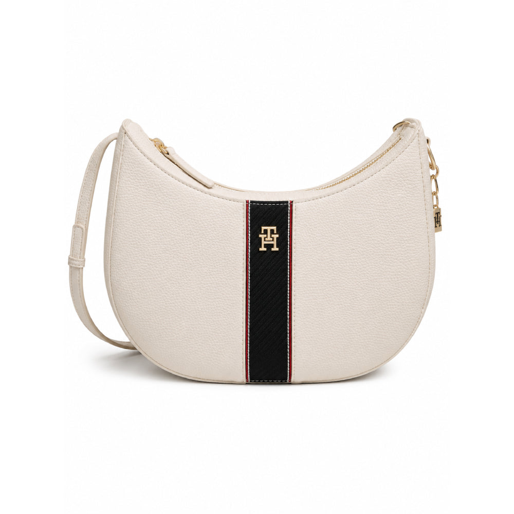 Tommy Shoulder Bag Off White Half Cir