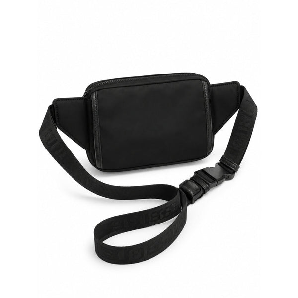 Karl Cross Waist Bag Black