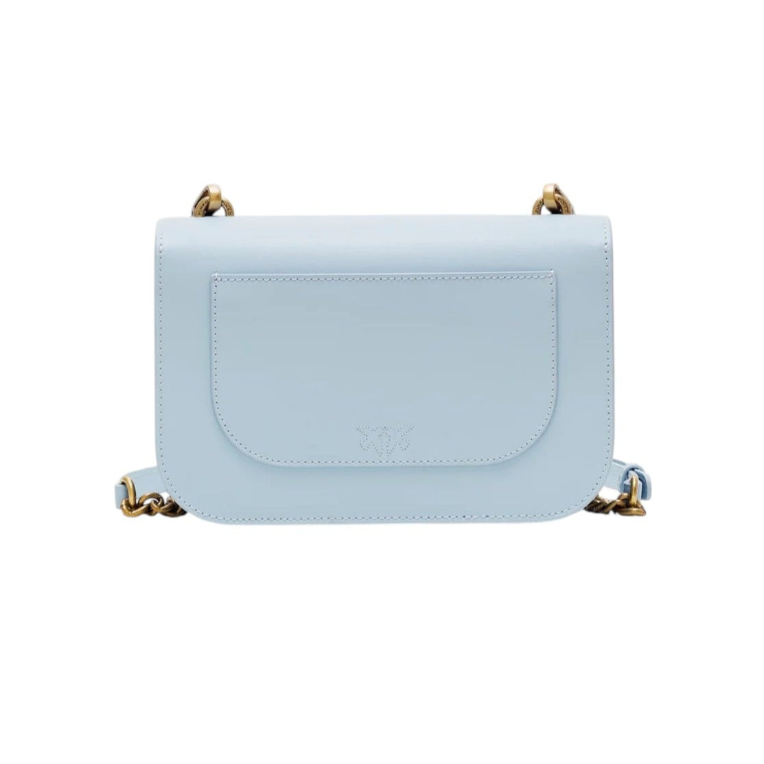 PINKO Classic Love Bag Bell Simply shoulder bag azure gold