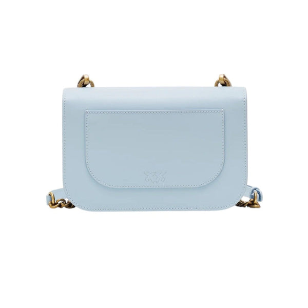 PINKO Classic Love Bag Bell Simply shoulder bag azure gold