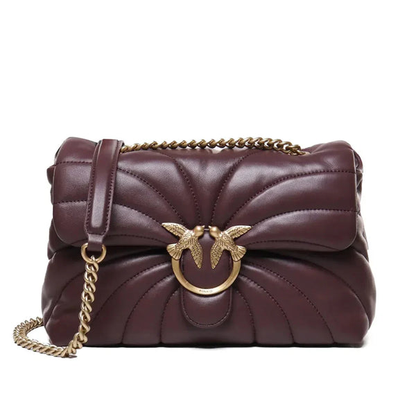 PINKO logo-buckle shoulder bag