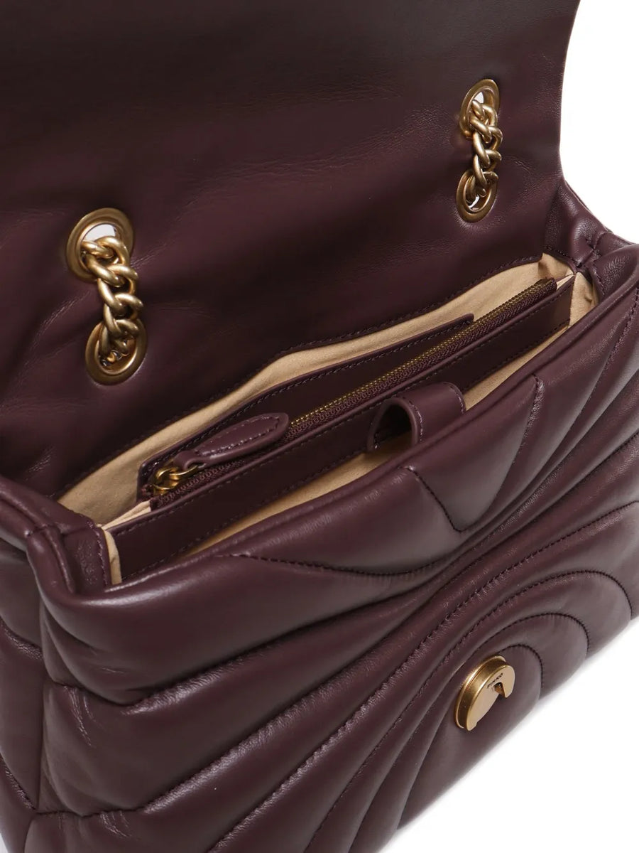 PINKO logo-buckle shoulder bag