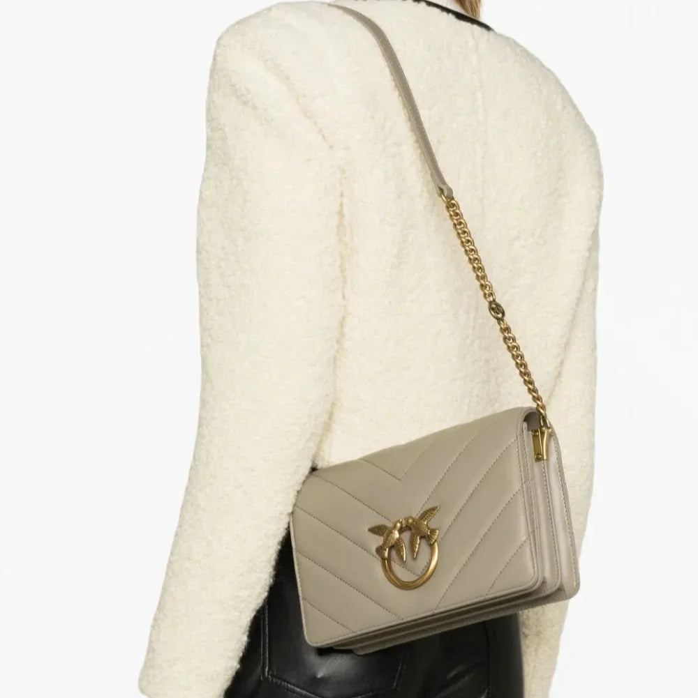 Pinko Classic Love Bag Click Big Chevron