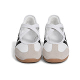 Adidas Barreda Mary Jane Shoes in White and Black