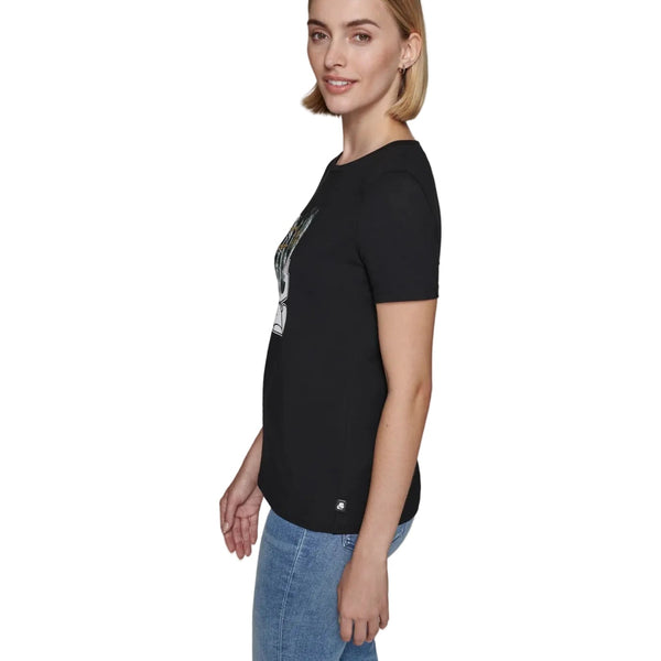 Karl Lagerfeld CHOUPETTE IN Paris Tee Black