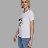 Karl Lagerfeld ROCKER CHOUPETTE TEE White
