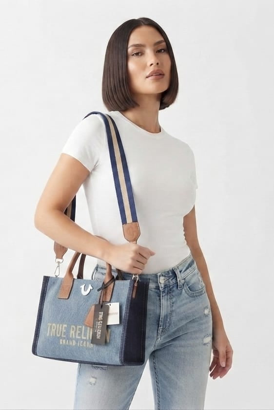 True religion Cross Bag Small Denim