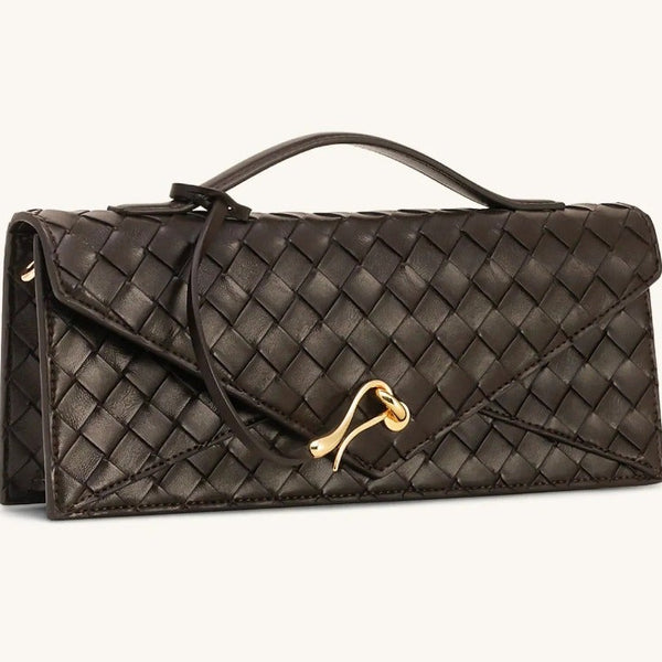 JW PEI Celeste Woven Textured Envelope Top Handle Bag