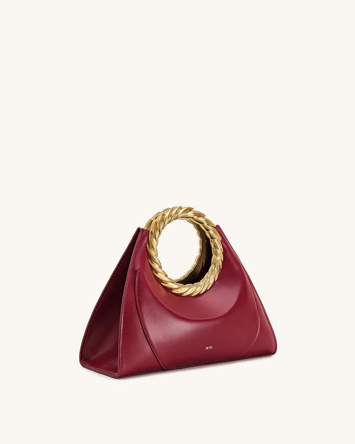 JW PEI Amiya Leaf Handle Sculpture Bag