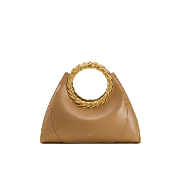 JW Pei Amiya Leaf Handle Sculpture Bag - Brown