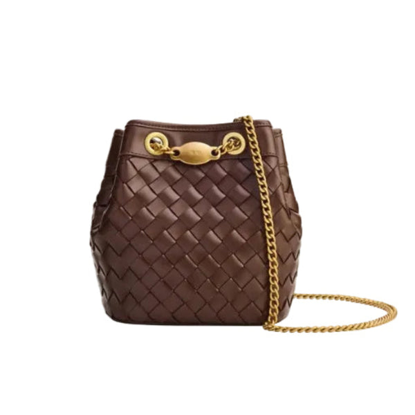 JW PEI Yara hand-woven bucket bag