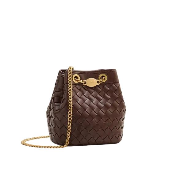 JW PEI Yara hand-woven bucket bag
