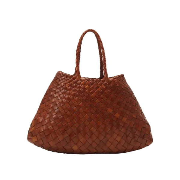 DRAGON DIFFUSION SANTA CROCE LARGE - HANDBAG - BROWN