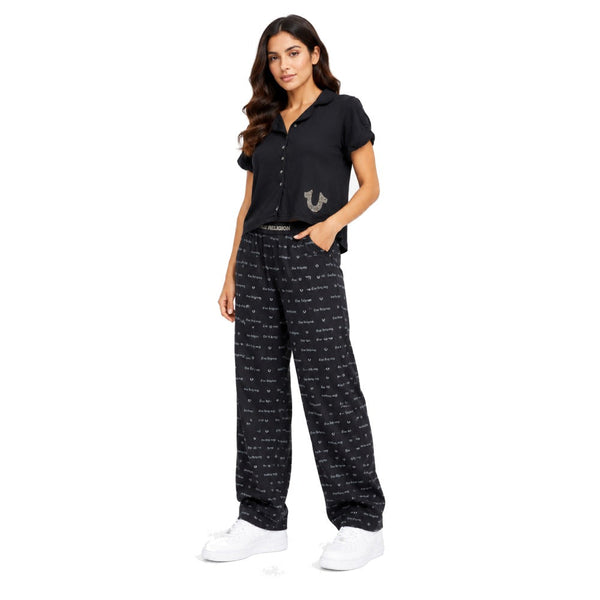 True Religion Pajama Navy 3 Pieces