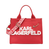 Karl Lagerfeld Tote Bag Pink Canvas