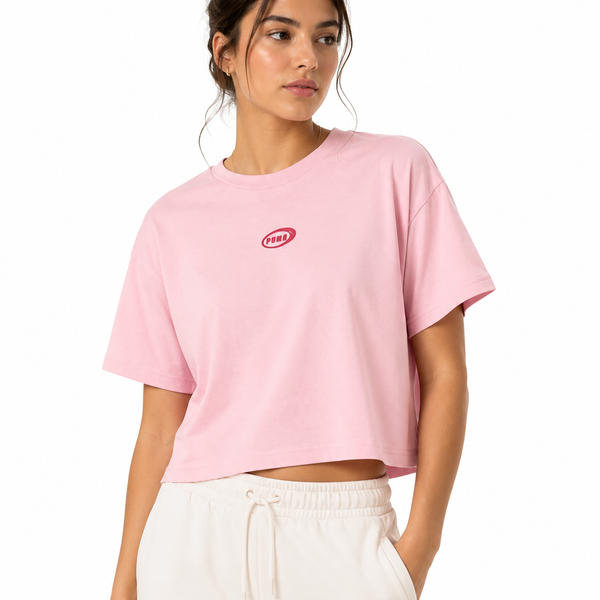 PUMA Essentials Crop T-Shirt Large