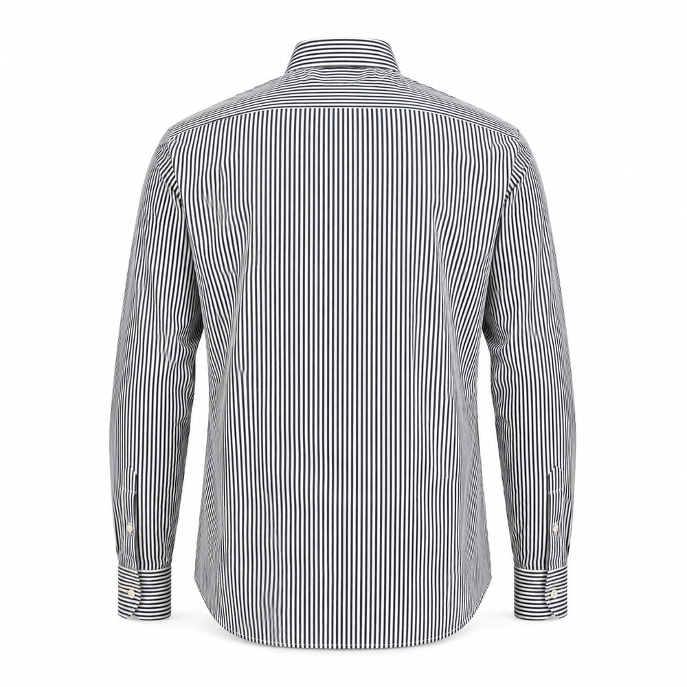 Polo Ralph Lauren Black & White Striped Long-Sleeve Shirt