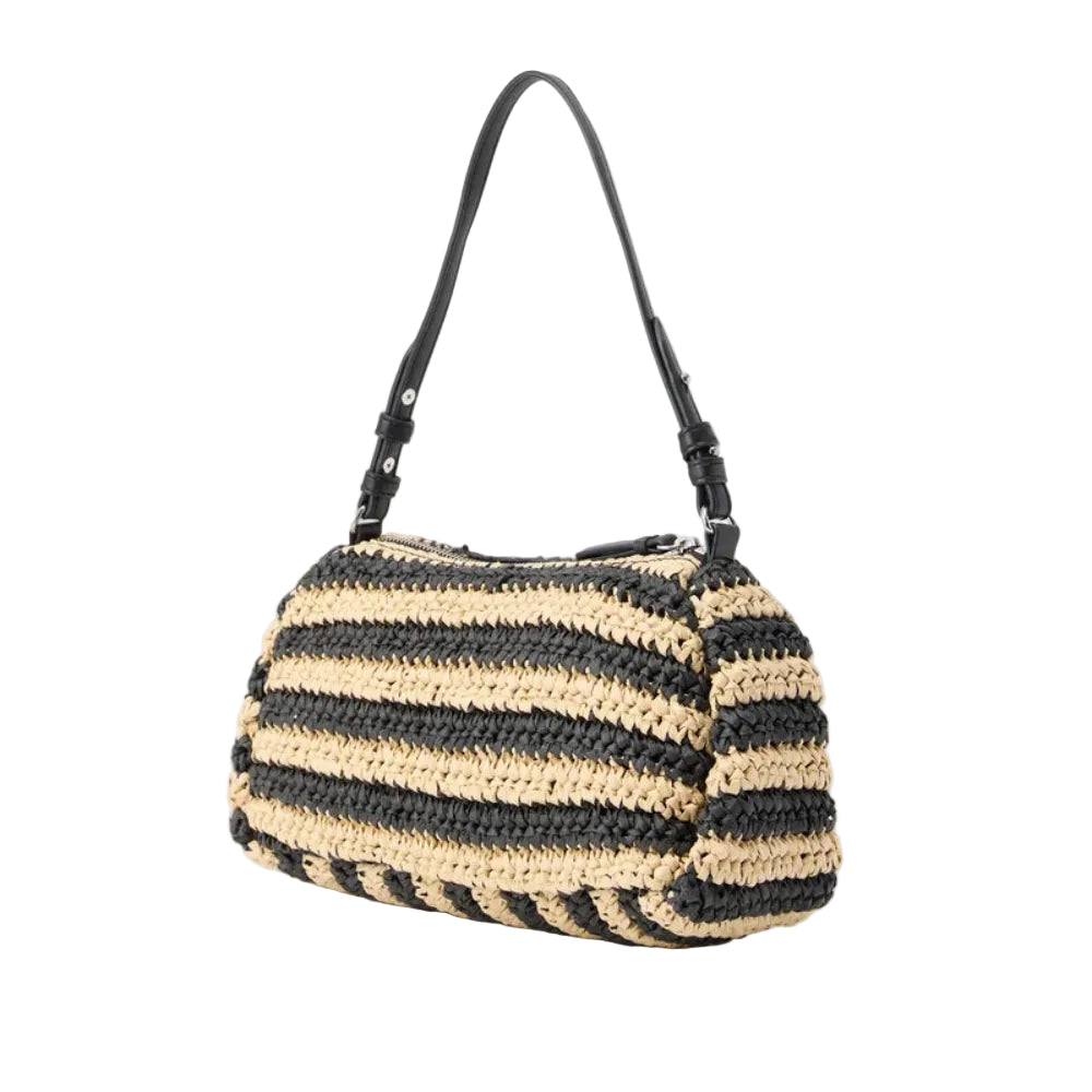 DKNY REMY TZ SHOULDER BAG - Handbag - black/beige