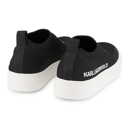 Karl Lagerfeld Clarke Low Top Embellished Slip On Shoes Black Size 9